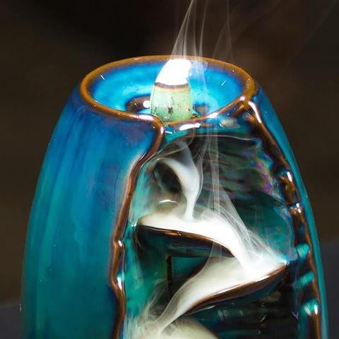 Ceramic Waterfall Backflow Incense Burner