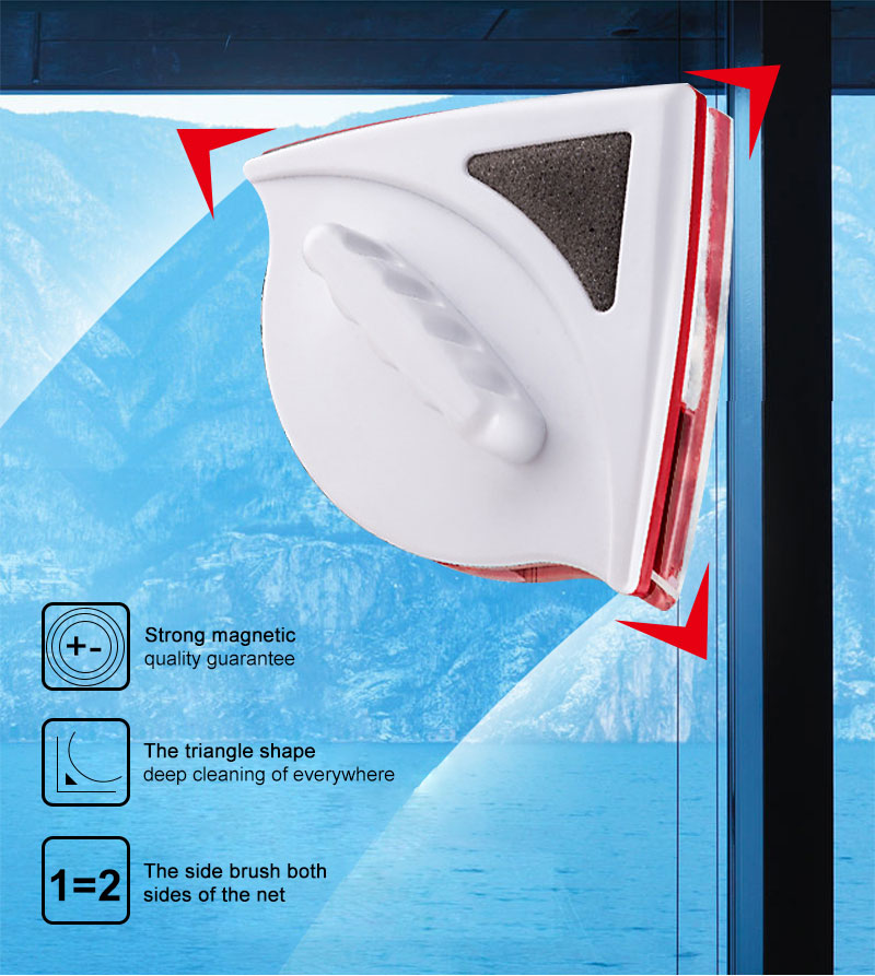 Magnetic Window Brush Glass Cleaner Brush Tool Window Wipe Double Side Magnetic Glass Brush for Washing Household Cleaning Tool Magnetic Window Brush Glass Cleaner Brush Tool Window Wipe Double Side Magnetic Glass Brush for Washing Household Cleaning Tool