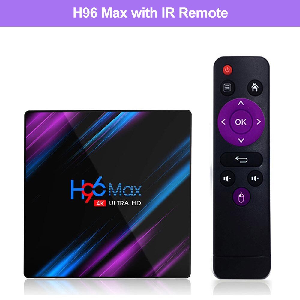 2020 H96 Max RK3318 Smart Tv Box Android 9 9.0 4 Gb 32 Gb 64 Gb 4K Youtube Media speler H96MAX Tvbox Android Tv Set Top Box 2GB16GB