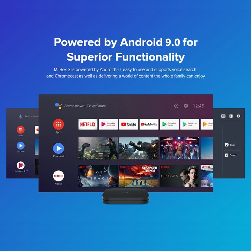 Global Versie Xiaomi Mi Tv Box S 4K Ultra Hd Android Tv 9.0 Hdr 2Gb 8Gb Wifi google Cast Netflix Smart Tv Mi Doos 4 Media Player
