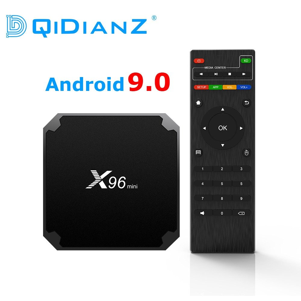 DQiDianZ X96mini nieuwe Android 9.0X96 mini Smart TV BOX S905W Quad Core ondersteuning 2.4G Draadloze WIFI media box Set-Top Box