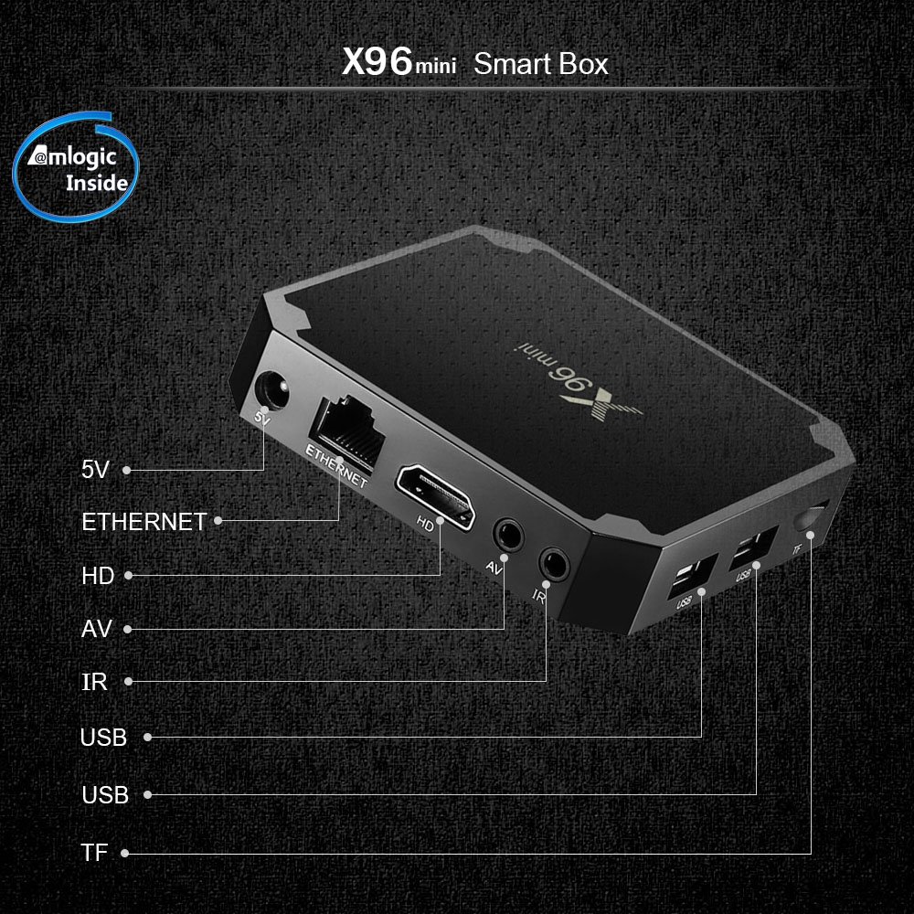 DQiDianZ X96mini nieuwe Android 9.0X96 mini Smart TV BOX S905W Quad Core ondersteuning 2.4G Draadloze WIFI media box Set-Top Box