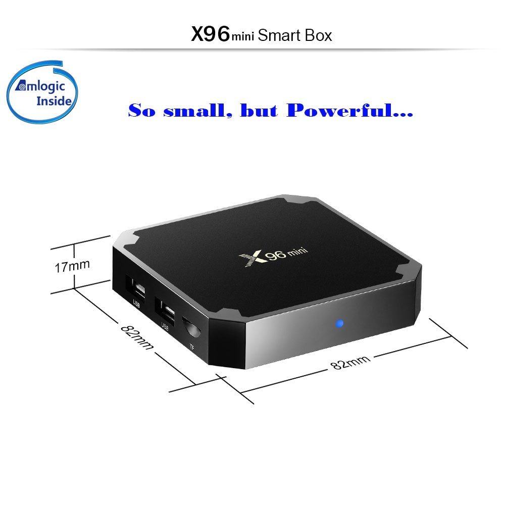 DQiDianZ X96mini nieuwe Android 9.0X96 mini Smart TV BOX S905W Quad Core ondersteuning 2.4G Draadloze WIFI media box Set-Top Box