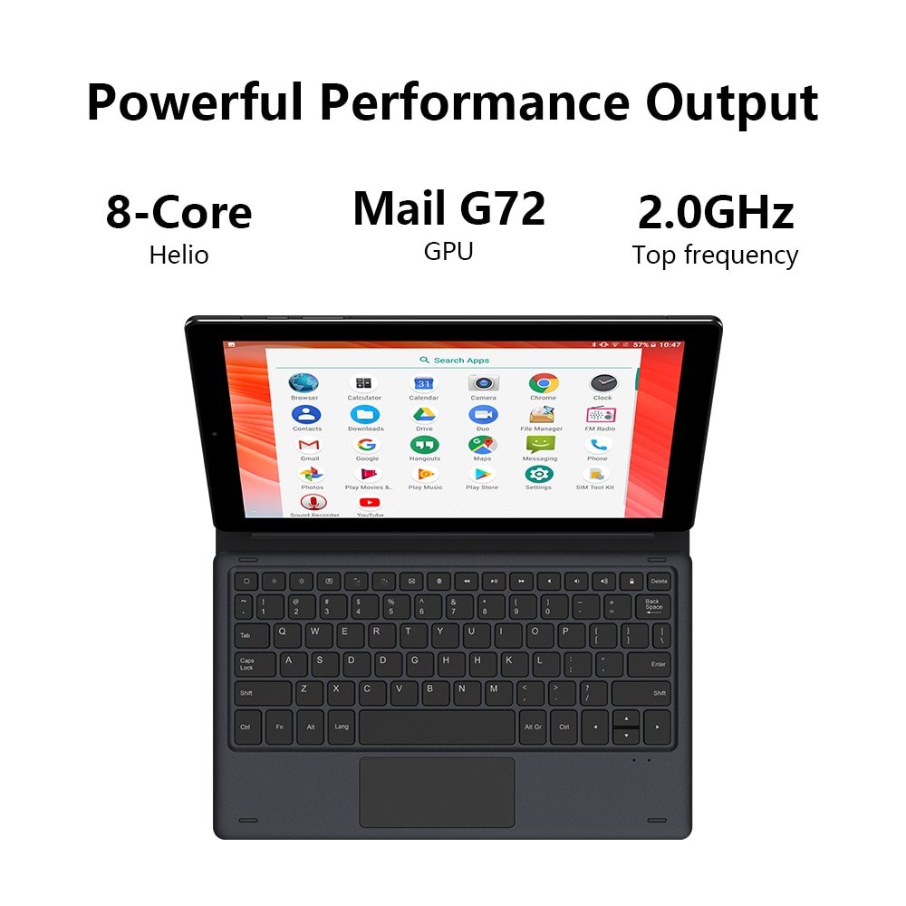 Chuwi Hipad X 10.1 Inch Android 10 Tablet Pc Helio MT6771 Octa Core LPDDR4X 6Gb 128G Ufs 2.1 tablet 4G Lte Gps