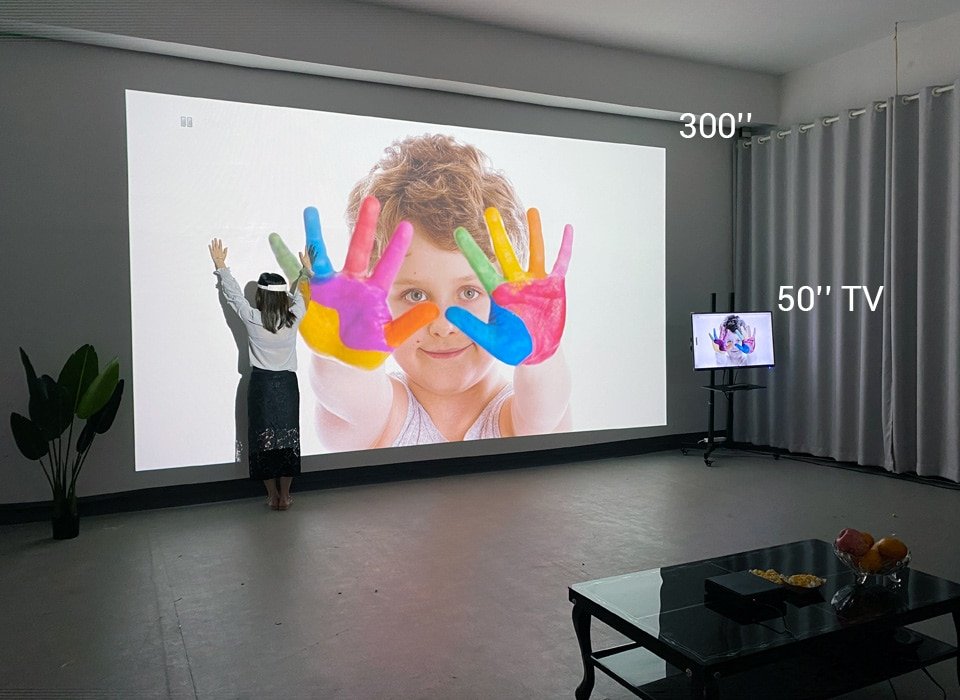 BYINTEK U30 Pro Mini 3D 4K Android Smart Wifi 300Inch Draagbare Laser Led Dlp Projector Voor Smartphone Cinema