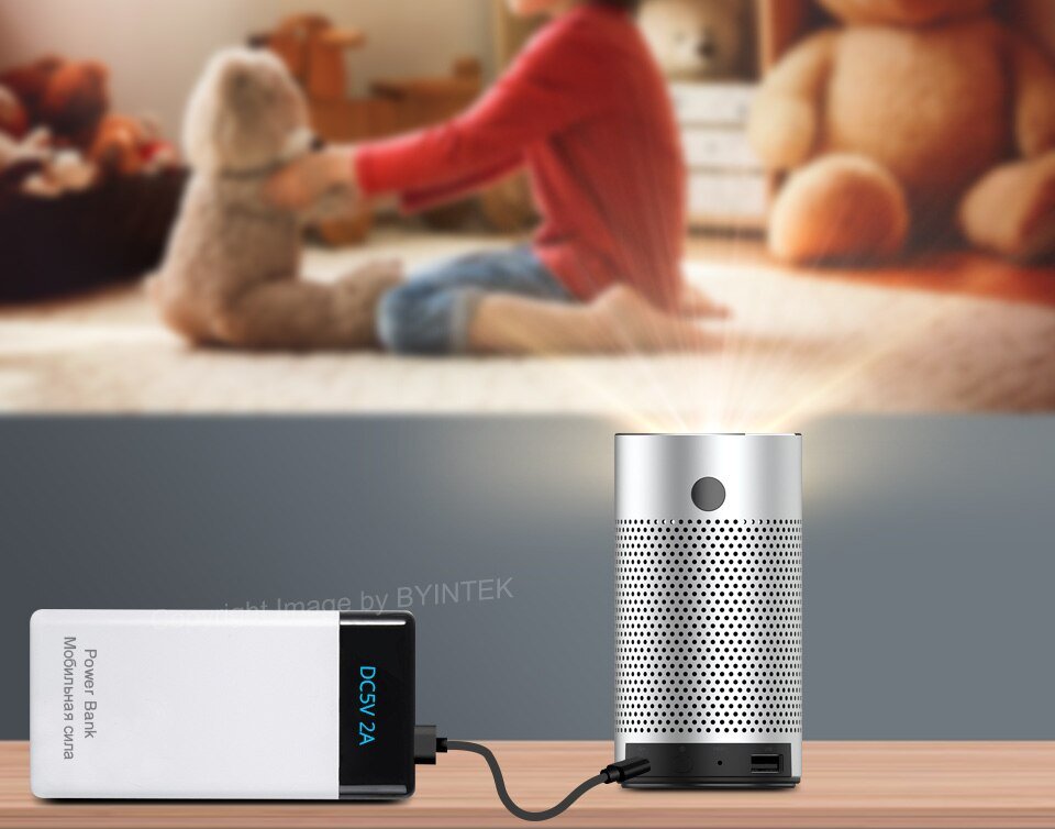 Byintek P7 Pocket Draagbare Pico Smart Android Wifi 1080P Video Hd Laser Led Dlp Mini Projector 4K Beamer voor 3D Full Hd Cinema