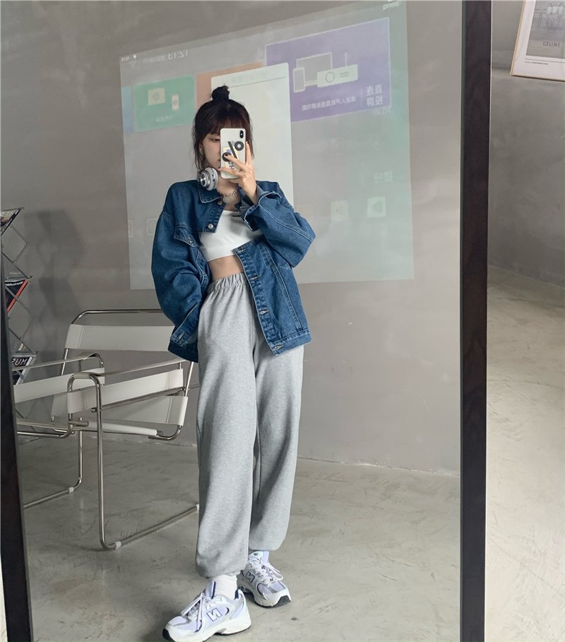 Denim Coat Hollow Out Backless Split Single-breasted Casual Loose Long-sleeved Denim Jacket Vintage Jeans Coats Designer