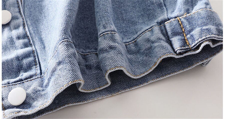 2020 Spring Autumn Denim Jacket Coat Women Rivet Tassel Chain Short Coats Woman Loose Black Coats Long Sleeve Vintage Outerwear