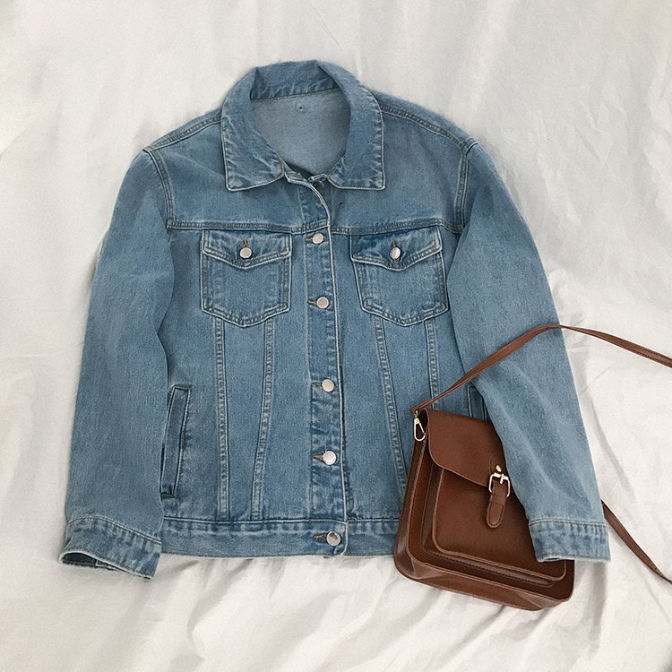 New 2020 Autumn Winter Women Denim Jacket Outerwear Hooded High Street Fashionable Korean Style Jeans Tops JK8303