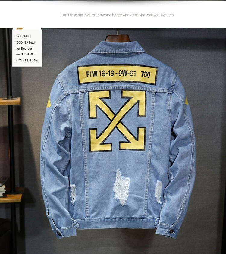fashion Solid Casual Slim Mens Denim Jacket Plus Size3XL Bomber Jacket Men High Quality Cowboy Men's Jean Jacket Chaqueta Hombre