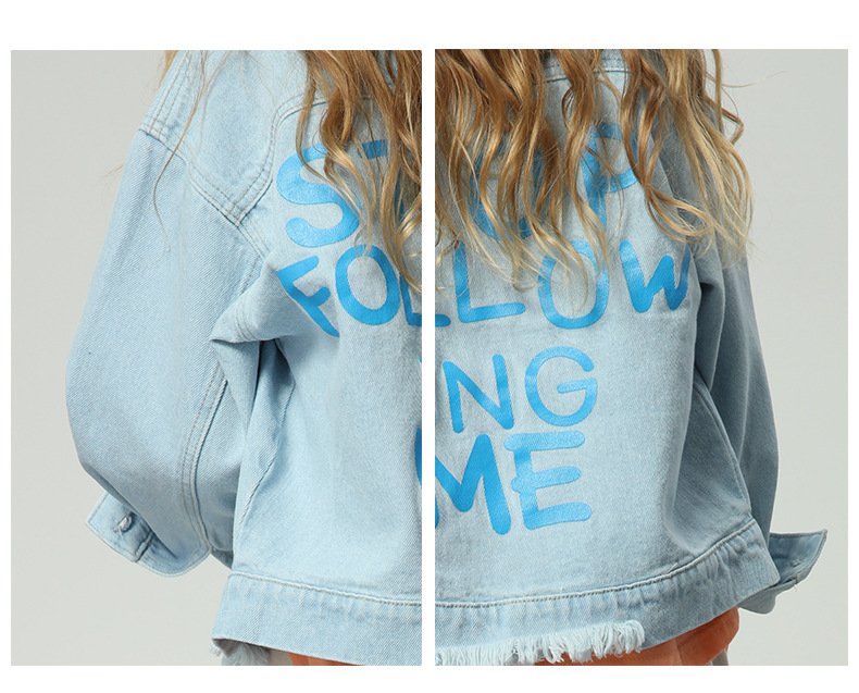 LINLING New Arrivals Cotton Coat Top Spring Autumn Kids Casual Jacket Girls Coats Little Girls Denim Outerwear Costume V352 LINLING New Arrivals Cotton Coat Top Spring Autumn Kids Casual Jacket Girls Coats Little Girls Denim Outerwear Costume V352