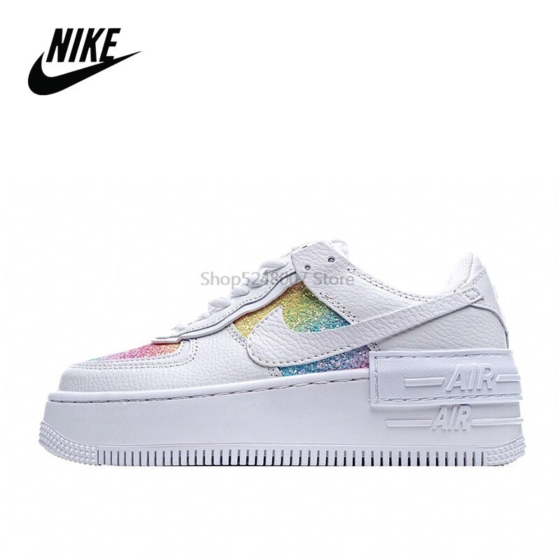 Original Nike WMNS Air Force 1 Shadow  Women's Sports Shoes Size 36-39 CI0919-107