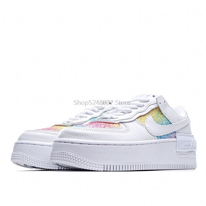 Original Nike WMNS Air Force 1 Shadow  Women's Sports Shoes Size 36-39 CI0919-107