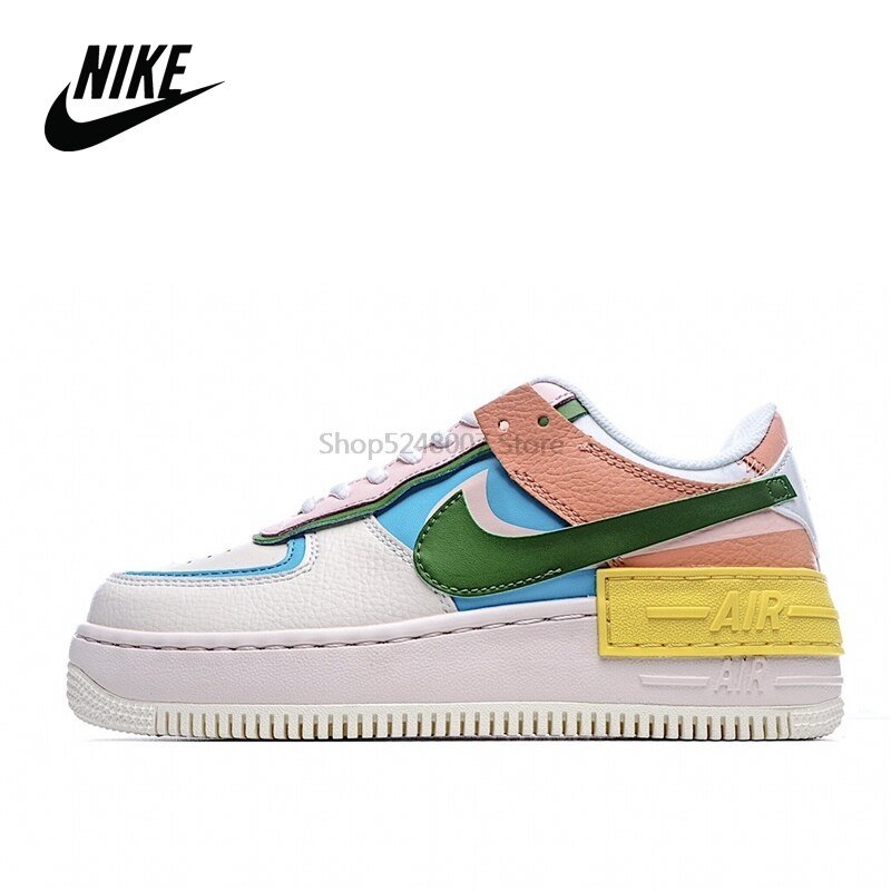 Original Nike WMNS Air Force 1 Shadow  Women's Sports Shoes Size 36-39 CI0919-107