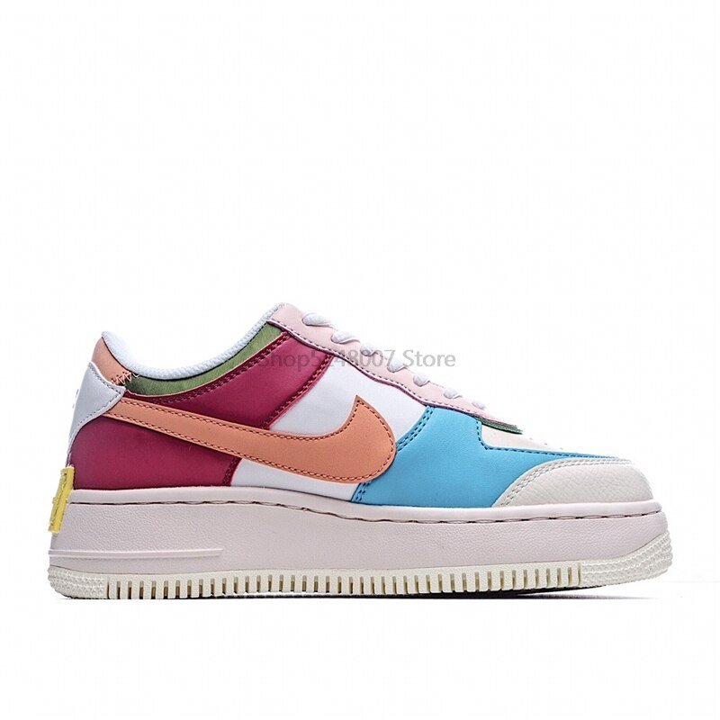 Original Nike WMNS Air Force 1 Shadow  Women's Sports Shoes Size 36-39 CI0919-107