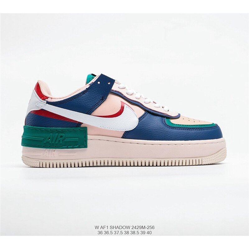 Nike WMNS Air Force 1 Shadow Tropical Twist Air Force One Lightweight Increase and Low Help Women's Size 36-40