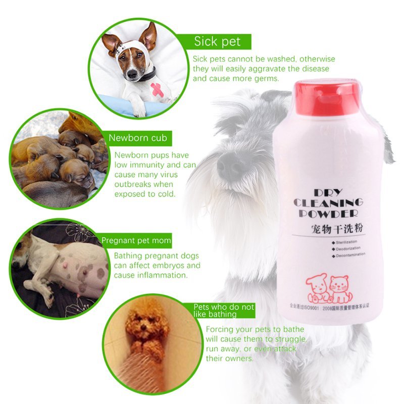 Dogs Shampoo Antibacteriano Disinfection Pet Dry Cleansing Powder Disposable Shower Gel For Dogs Shampoo For Dogs Easy To Clean