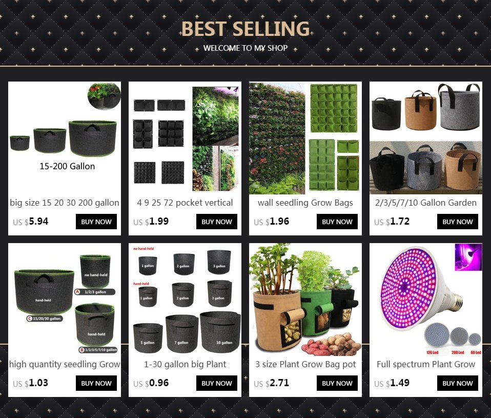3 size Plant Grow Bags home garden Potato pot greenhouse Vegetable Growing Bags Moisturizing jardin Vertical Garden Bag tools