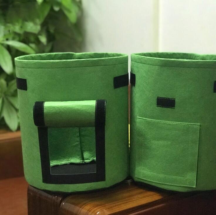 3 size Plant Grow Bags home garden Potato pot greenhouse Vegetable Growing Bags Moisturizing jardin Vertical Garden Bag tools