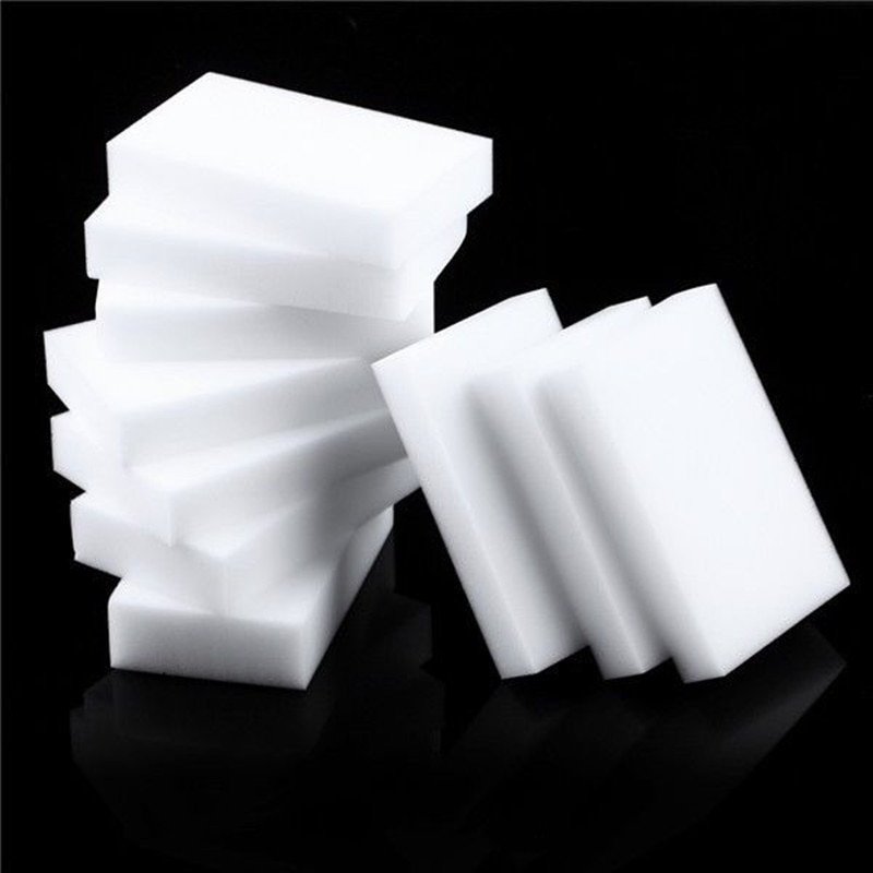 100pcs 100 x 60 x 10mm  Melamine Sponge Magic Sponge High Density Eraser Home Cleaner Cleaning Sponges for dish Kitchen
