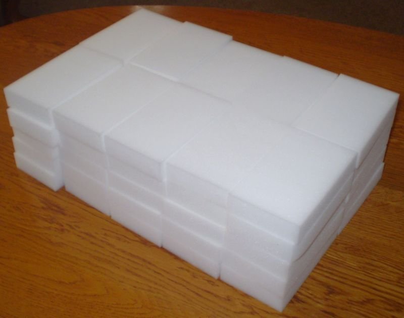 100pcs 100 x 60 x 10mm  Melamine Sponge Magic Sponge High Density Eraser Home Cleaner Cleaning Sponges for dish Kitchen