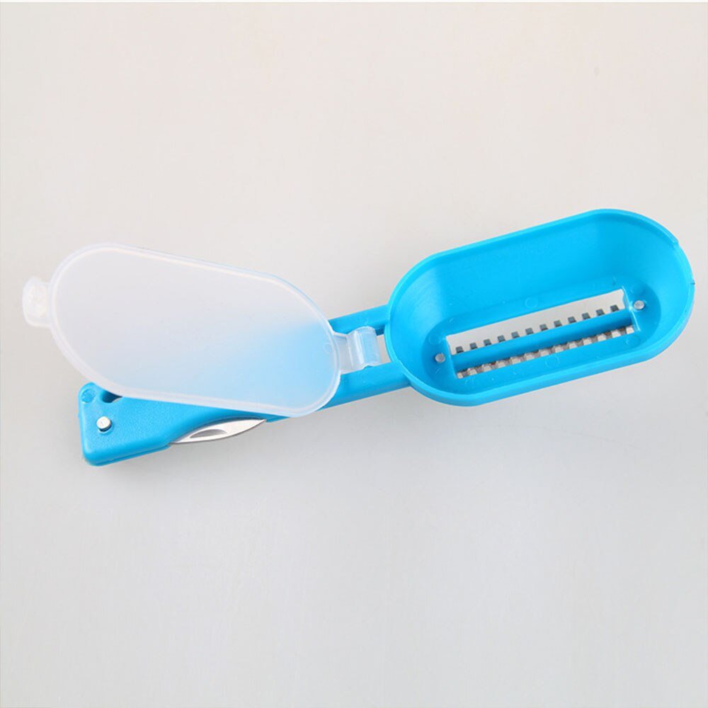 New Practical Fish Scale Remover Scraper Cleaner Kitchen Tool Peeler 1 Pcs Scraping Fish Cleaning Tool Lid Kitchen Accessories