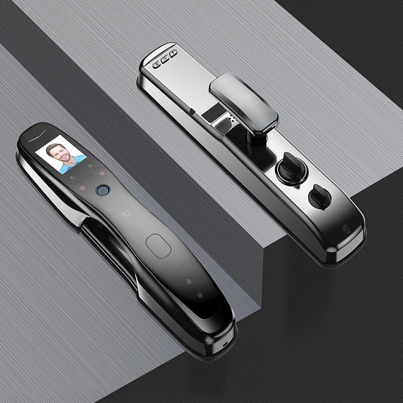 Smart Gezicht Vingerafdruk Deurslot Beveiliging Gezicht & Camera Monitor Intelligente Lock Biometrische Elektronische Deurslot Met App Unlock