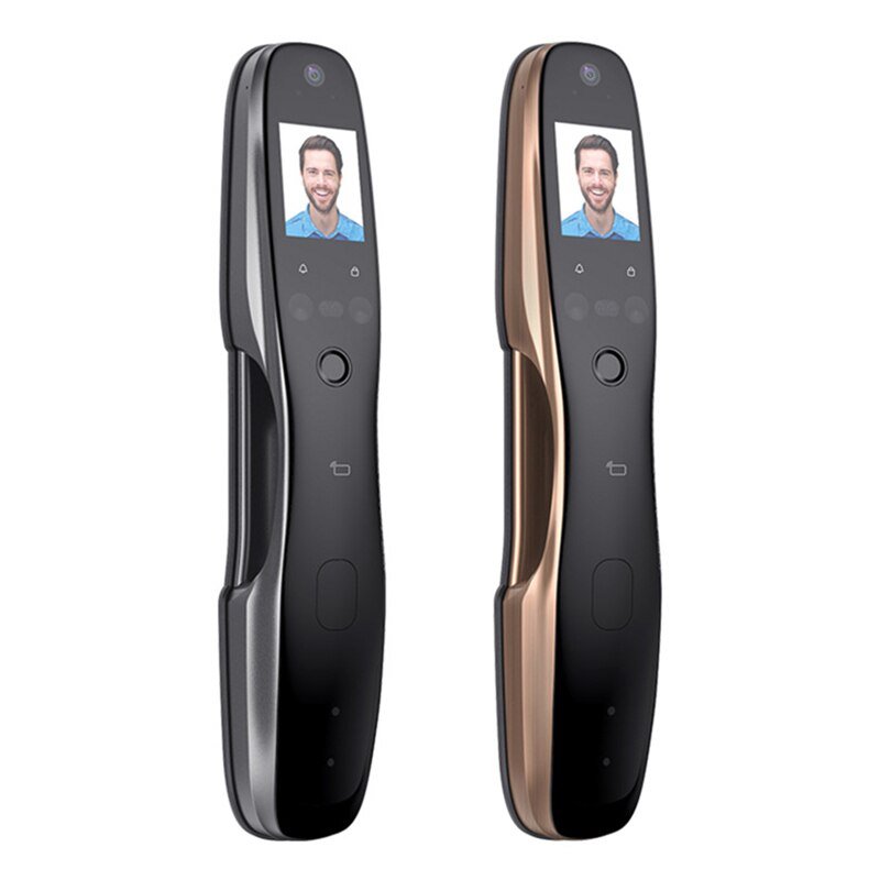 Smart Gezicht Vingerafdruk Deurslot Beveiliging Gezicht & Camera Monitor Intelligente Lock Biometrische Elektronische Deurslot Met App Unlock