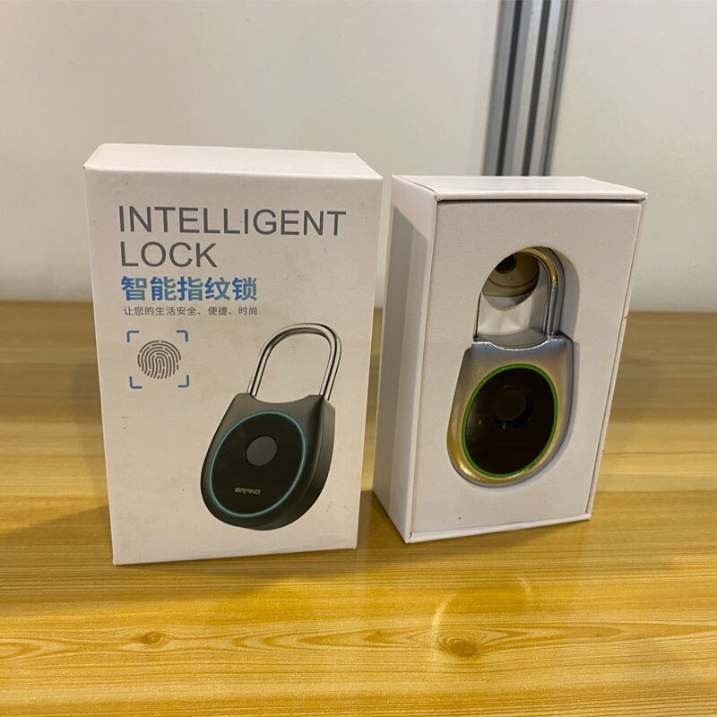 Draagbare Smart Vingerafdruk Slot Elektrische Biometrische Deurslot Usb Oplaadbare IP65 Waterdichte Thuis Deur Zak Bagage Case Lock