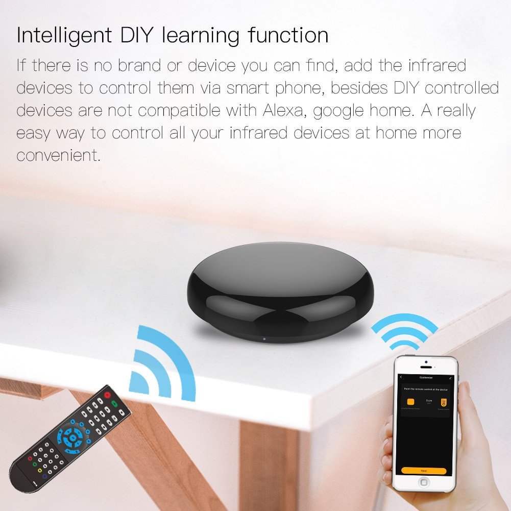 Wifi Ir Control Hub Smart Home Blaster Infrarood Draadloze Afstandsbediening Via Smart Leven Tuya App Werken Met Alexa Google thuis