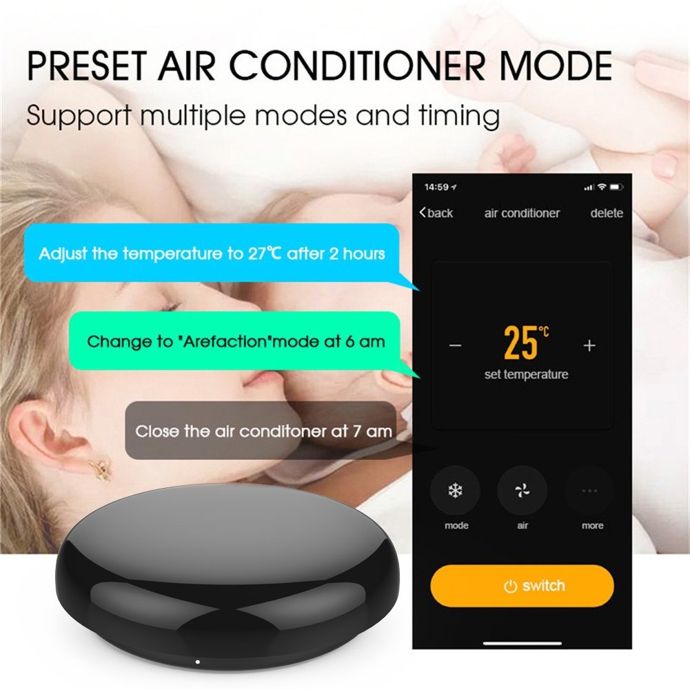 Wifi Ir Control Hub Smart Home Blaster Infrarood Draadloze Afstandsbediening Via Smart Leven Tuya App Werken Met Alexa Google thuis