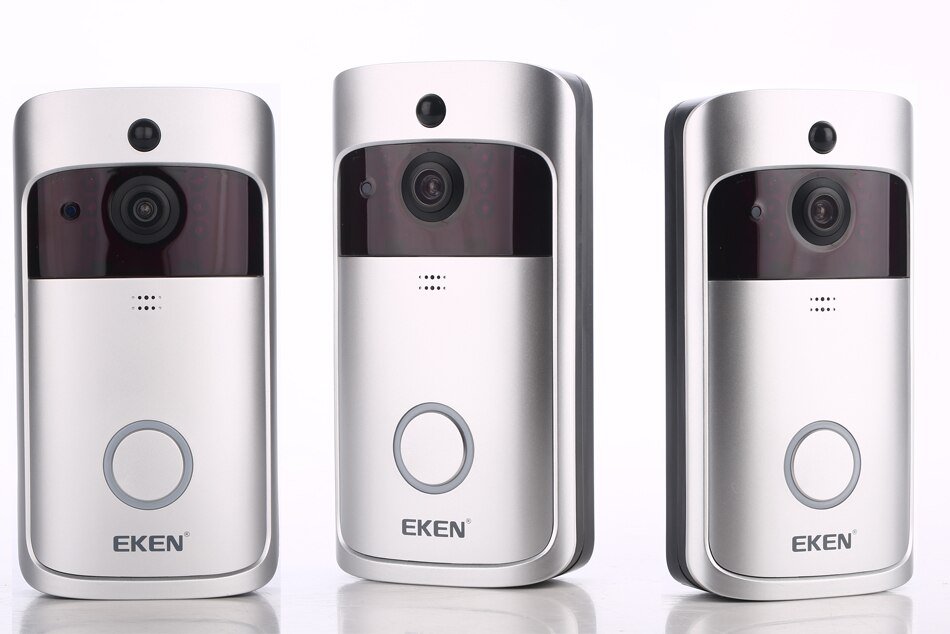 Eken V5 Smart Wifi Video Deurbel Camera Visuele Intercom Met Chime Nachtzicht Ip Deurbel Draadloze Home Security Camera