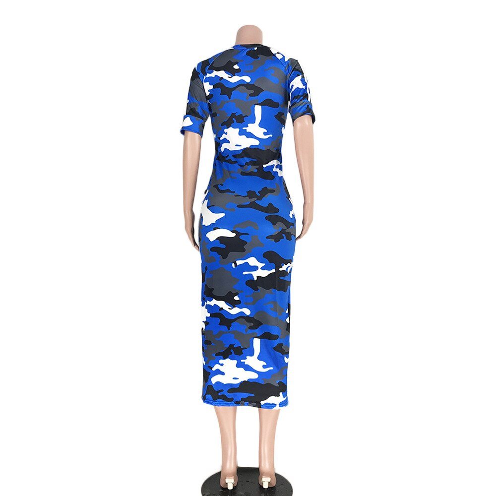 VAZN Autumn Hot Fashion 2018 Women Solid 6-Colors Dress Casual O-Neck Half Sleeve Dress Ladies Bodycon Hollow Out Dress SY8221
