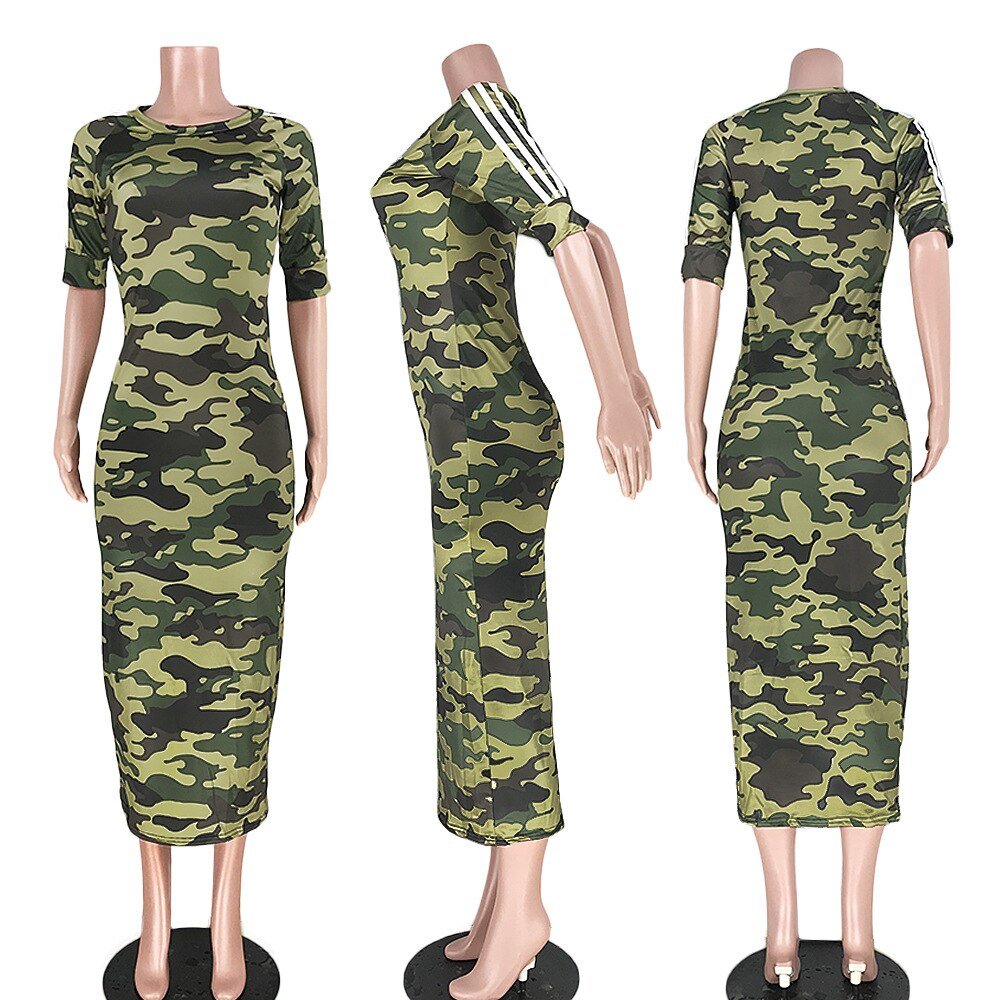 VAZN Autumn Hot Fashion 2018 Women Solid 6-Colors Dress Casual O-Neck Half Sleeve Dress Ladies Bodycon Hollow Out Dress SY8221