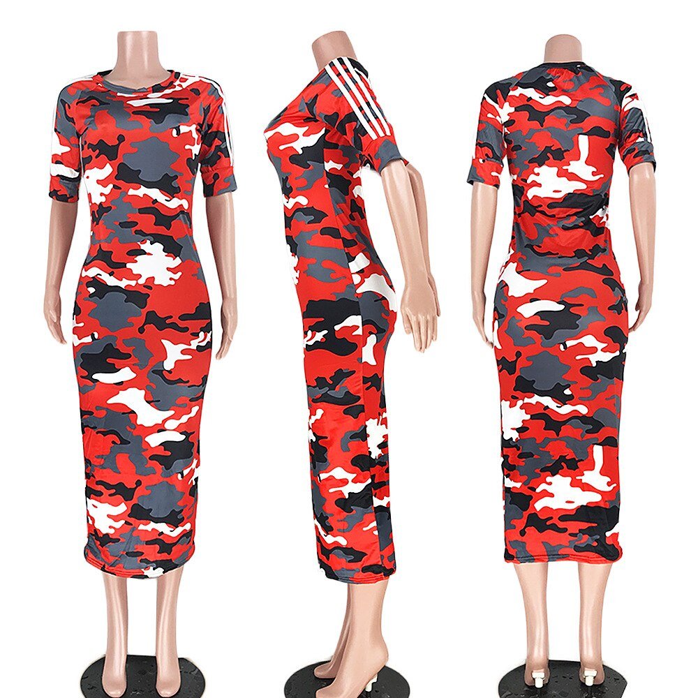 VAZN Autumn Hot Fashion 2018 Women Solid 6-Colors Dress Casual O-Neck Half Sleeve Dress Ladies Bodycon Hollow Out Dress SY8221