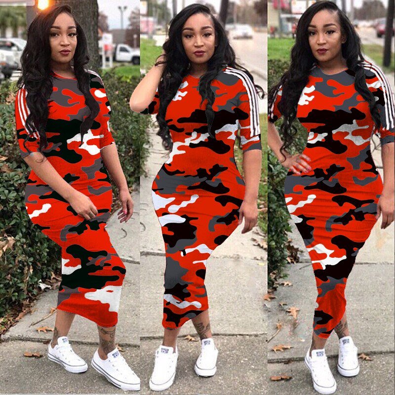 VAZN Autumn Hot Fashion 2018 Women Solid 6-Colors Dress Casual O-Neck Half Sleeve Dress Ladies Bodycon Hollow Out Dress SY8221