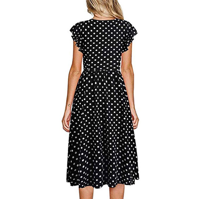 JAYCOSIN 2019 New Summer Women Dress Print Button Sleeveless Pleated Evening Party Club Dress Beach Dresses Vestido je30