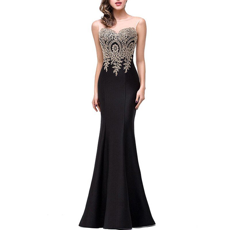 OTEN Elegant Mermaid Sleeveless Party Dresses Women 2019 Summer Patchwork Slim Sexy Evening Patch O-Neck Robe Female Temperament