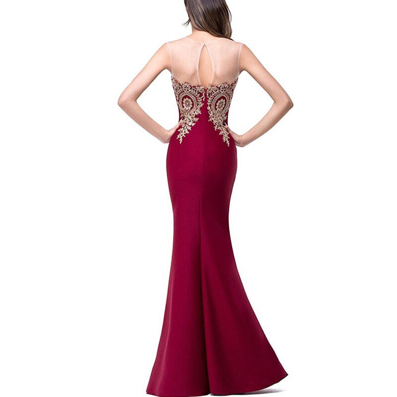 OTEN Elegant Mermaid Sleeveless Party Dresses Women 2019 Summer Patchwork Slim Sexy Evening Patch O-Neck Robe Female Temperament