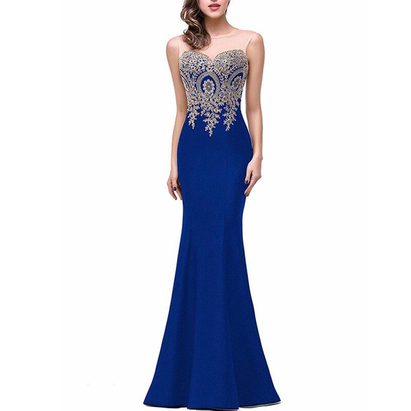 OTEN Elegant Mermaid Sleeveless Party Dresses Women 2019 Summer Patchwork Slim Sexy Evening Patch O-Neck Robe Female Temperament