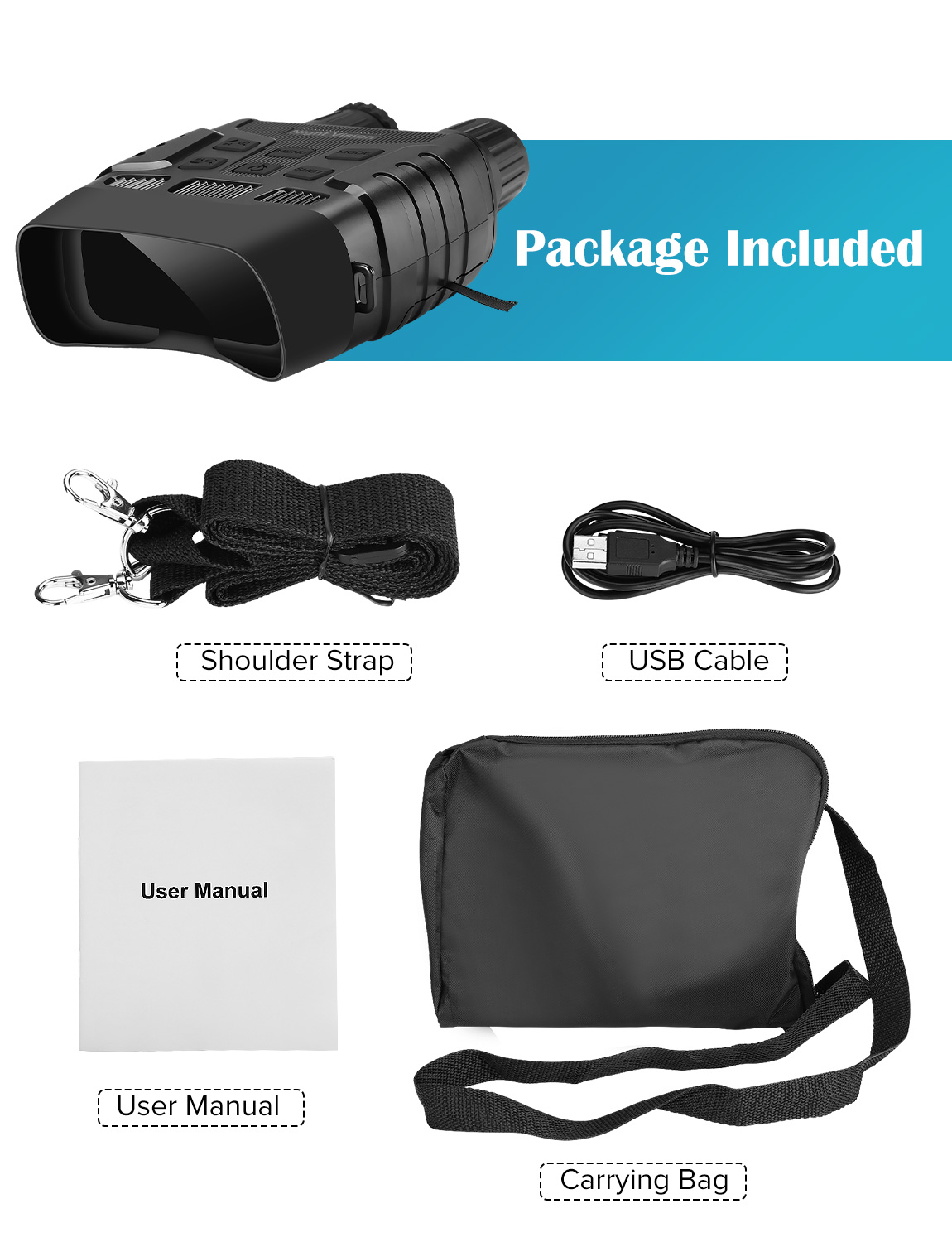 Night Vision Device Binoculars 300 Yards Digital IR Telescope Zoom Optics with 2.3' Screen Photos Video Recording Hunting Camera Night Vision Device Binoculars 300 Yards Digital IR Telescope Zoom Optics with 2.3' Screen Photos Video Recording Hunting Camera