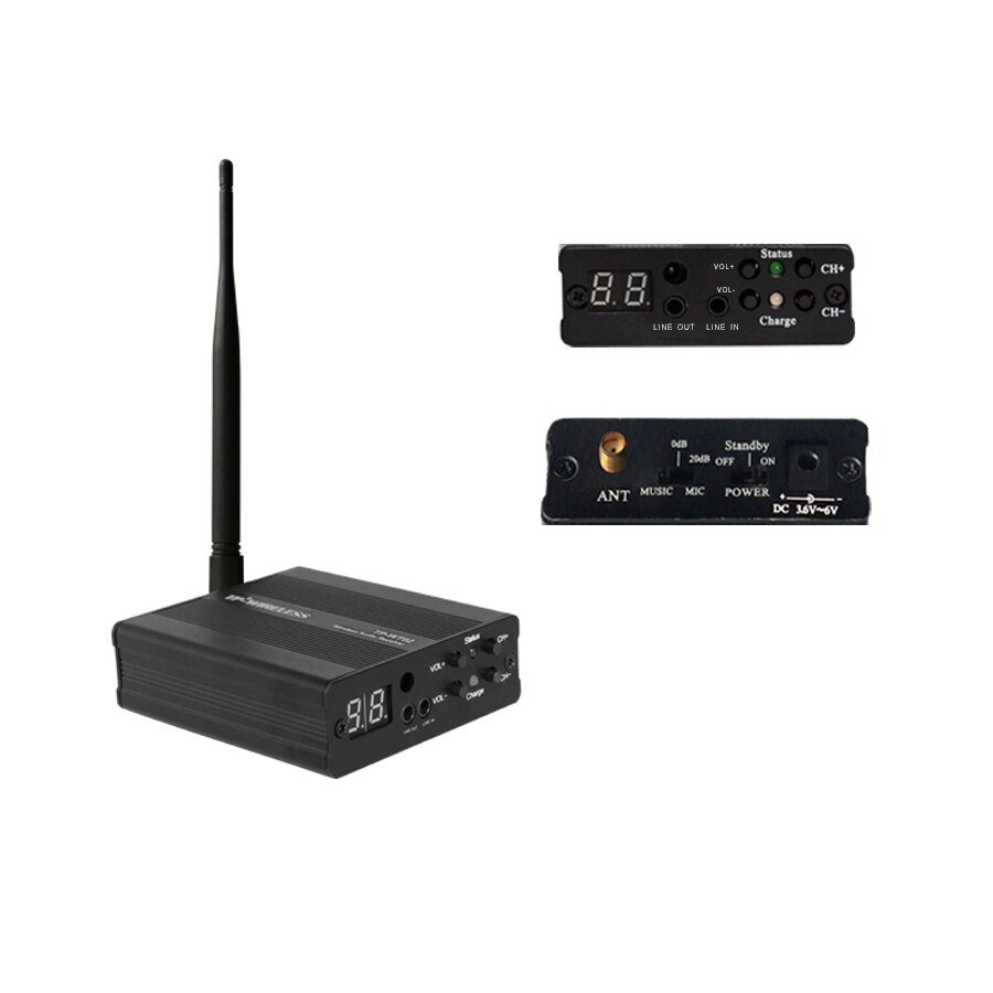 TP wireless In Ear Monitor System 2.4GHz Professional Digital Stage Audio Stage music Ear Return Stage