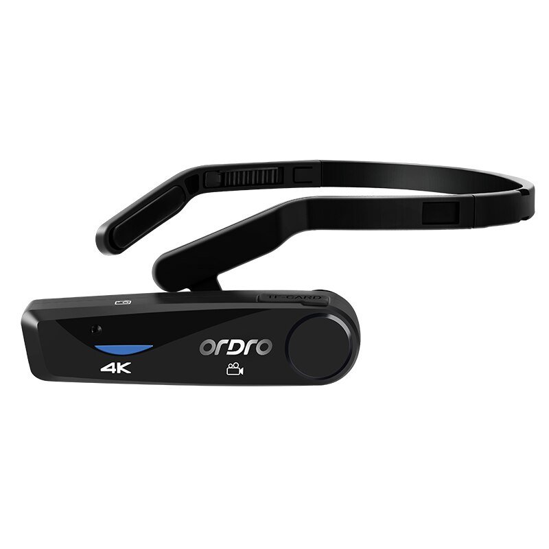 ORDRO EP6 4K 25fps Full HD Wearable Video Cameras CMOS Sensor Wide Angle Lens Mini Cam 1080P Digital Camcorder Vlog Camera