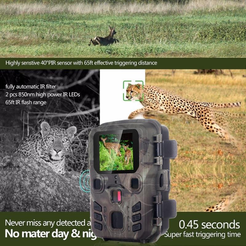 Hunting Camera Photo Trap 12MP 1080P Trail Hunting Camera Wildcamera Wild Surveillance Mini301Night Version Wildlife for Outdoor Hunting Camera Photo Trap 12MP 1080P Trail Hunting Camera Wildcamera Wild Surveillance Mini301Night Version Wildlife for Outdoor