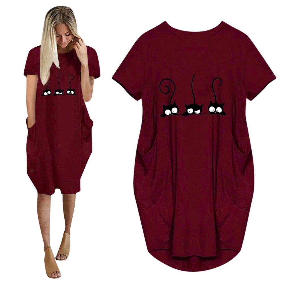 Casual summer womens dresses pink bing VOGUE black pocket dress cotton midi oversize plus size 5XL streetwear fall robes jurk Casual summer womens dresses pink bing VOGUE black pocket dress cotton midi oversize plus size 5XL streetwear fall robes jurk