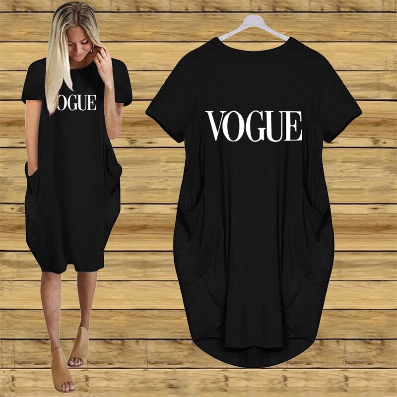 Casual summer womens dresses pink bing VOGUE black pocket dress cotton midi oversize plus size 5XL streetwear fall robes jurk Casual summer womens dresses pink bing VOGUE black pocket dress cotton midi oversize plus size 5XL streetwear fall robes jurk