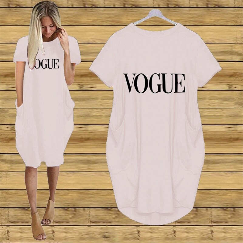 Casual summer womens dresses pink bing VOGUE black pocket dress cotton midi oversize plus size 5XL streetwear fall robes jurk Casual summer womens dresses pink bing VOGUE black pocket dress cotton midi oversize plus size 5XL streetwear fall robes jurk