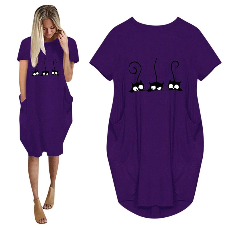 Casual summer womens dresses pink bing VOGUE black pocket dress cotton midi oversize plus size 5XL streetwear fall robes jurk Casual summer womens dresses pink bing VOGUE black pocket dress cotton midi oversize plus size 5XL streetwear fall robes jurk