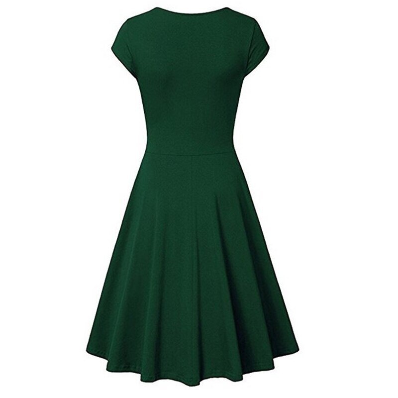 SINGRAIN Summer women dresses 2019 V-neck bodycon casual dress elastic cotton sexy sundress beach holiday plus size party dresse