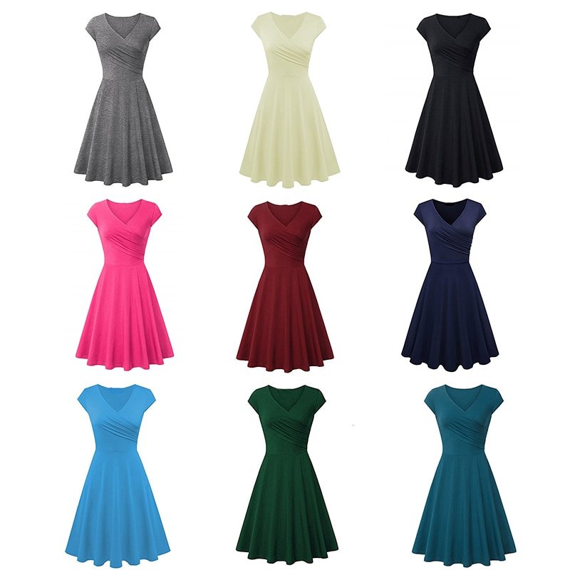 SINGRAIN Summer women dresses 2019 V-neck bodycon casual dress elastic cotton sexy sundress beach holiday plus size party dresse